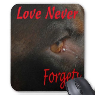 Love Never Forgets Mouse Pad