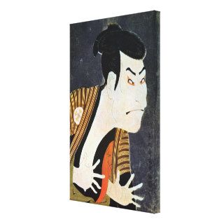 奴江戸兵衛, 写楽 Edo Kabuki Actor, Sharaku, Ukiyo e Gallery Wrapped Canvas