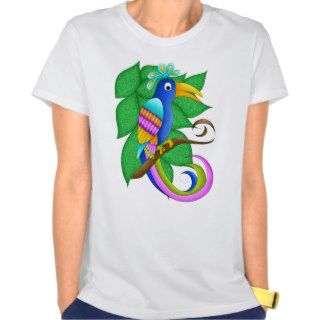 Bordeaux Tropical Bird Women’s T Shirt