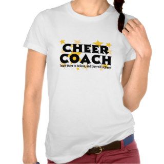 Cheer Coach   Believe it Tshirts