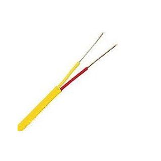 750ft 20 AWG 2C Type KX Overall Shielded Thermocouple Extension Cable   105C   300V   Yellow   Electrical Cables  