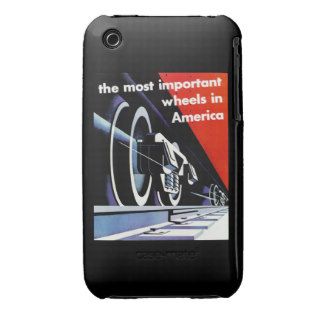 Railroads Most Important Wheels in America iPhone 3 Cases