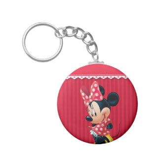 Red and White Minnie 4 Key Chain