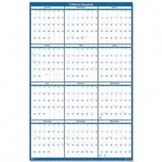 House Of Doolittle 396 Poster Style Reversible/Erasable Yearly Wall Calendar, 24 x 37, 2012  Laminating Supplies 