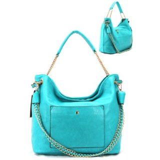 Handbag Trend Fashion Women's Chain Stud Handle Purse Bag Green Rchyd397grn Beauty