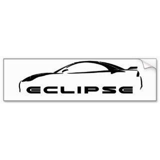 2000 06 Mitsubishi Eclipse Exotic Car Design Bumper Sticker