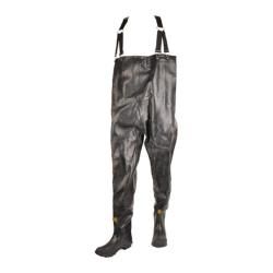 Men's Diamond Rubber Products Steel Toe Chest High Waders 141 Black Diamond Rubber Products Boots