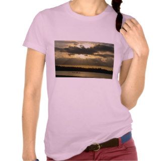 Rowing Workout Before Sun Sets Tee Shirt