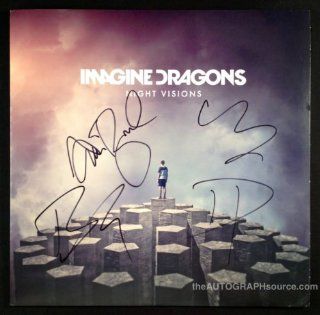 Imagine Dragons Autographed Album Entertainment Collectibles