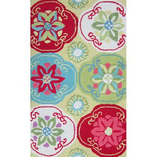 Peony Citron/ Multi Floral Rug (2'3 x 3'9) Alexander Home Accent Rugs