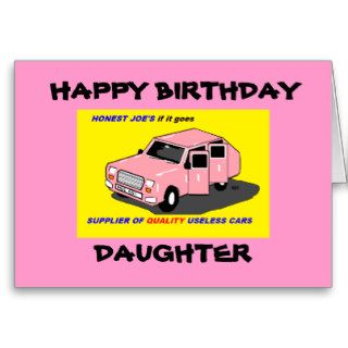 DAUGHTER BIRTHDAY GREETING CARDS