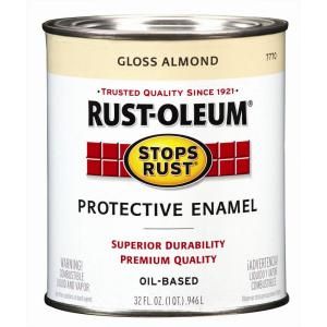 Rust Oleum Stops Rust 1 qt. Gloss Almond Protective Enamel Paint (2 Pack) 7770502