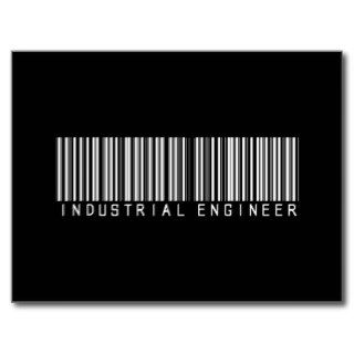 Industrial Engineer Bar Code Postcard