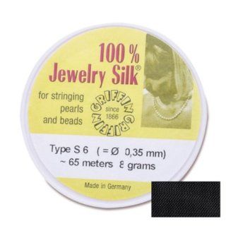 Jewelry Silk Spool 8g Black #s4   BDC 353.04 Arts, Crafts & Sewing