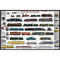 Eurographics 1000 piece History of Trains Puzzle Puzzles