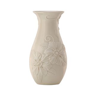 Lenox Off white Floral Fields Vase Lenox Tabletop Accents