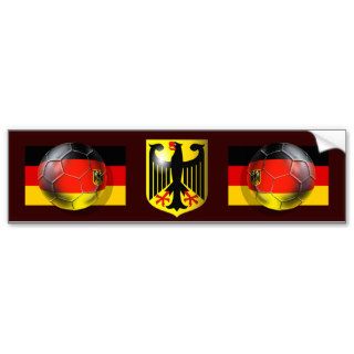 Germany coat of arms football signals autostickers bumper sticker