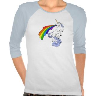 Unicorn Puking Rainbow T Shirt