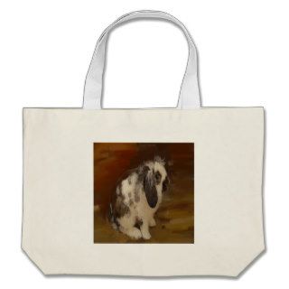 Beautiful Baby Lop Eared Rabbit/Kit Canvas Bags