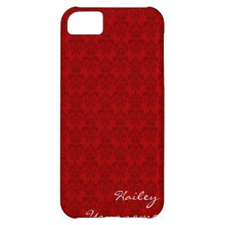 Custom Name Damask Pattern iPhone 5C Cover