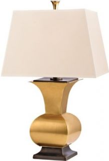 Hudson Valley Lighting L472 VB Water Mill 1 Light Table Lamp, Vintage Brass    