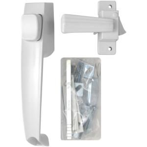 Wright Products 1 3/4 in. White Push Button Latch V333WH