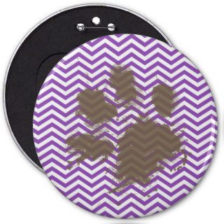 Deep Lilac Chevron Pin