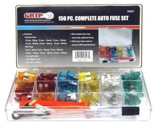 GRIP 150 pc Complete Fuse Set GRIP Electrical