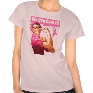 Rosie the Riveter Breast Cancer Tshirt