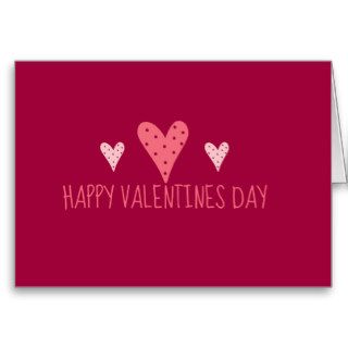 Happy Valentines Day   Hearts Greeting Cards