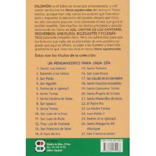 SalomOn Y los Sabios de Israel 366 Textos. Un pensamiento para cada dia. (Spanish Edition) Antonio Gonzalez Vinagre 9788484079286 Books