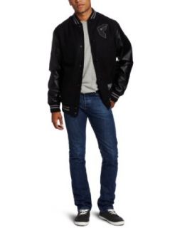 Famous Stars and Straps Men's All In The Family Jacket, Black/Grey, Small at  Mens Clothing store