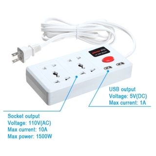 BasAcc Dual USB   Port Power Strip for Cell Phone/Tablet/ Player BasAcc Cell Phone Chargers