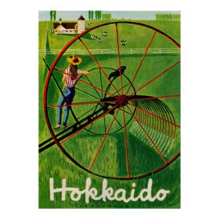 Hokkaido Japan ~ Vintage Japanese Travel Ad Posters