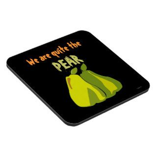 Quite the Pear Beverage Coasters