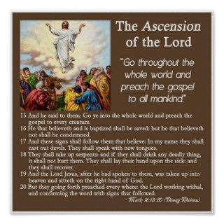 The Ascension of our Lord Poster