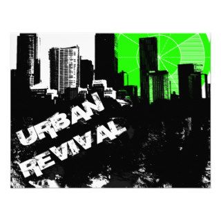 Urban Revival Personalized Announcements