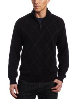 Arrow Men's 9GG Bold Raker 1/4 Zip Sweater, Black, X Large at  Mens Clothing store Pullover Sweaters