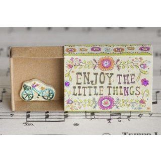 Natural Life Enjoy the Little Things Matchbox Card   Dcor Gifts Inspirational Unique MBF009 NL   Greeting Cards