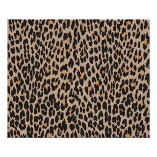 Animal Print, Spotted Leopard   Brown Black