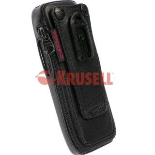 Krusell 89307 Classic Multidapt Leather Case with SpringClip for Nokia E51 (Black) Cell Phones & Accessories