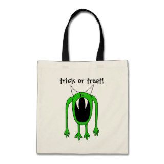 Green Monster Tote Bags