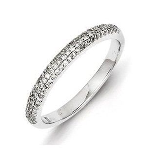 Sterling Silver Diamond Band Ring Jewelry Brothers Jewelry