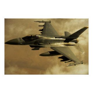 Air Force F 16 Fighting Falcon Fighter Posters