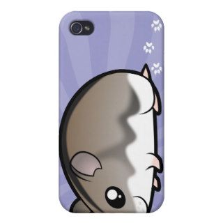 Cartoon Dwarf Hamster Case For iPhone 4
