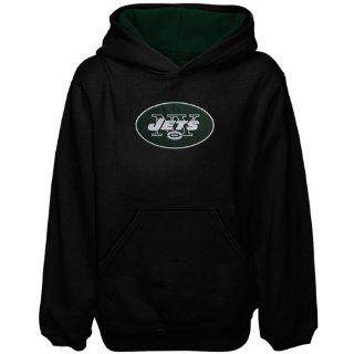New York Jets Preschool Logo Pullover Hoodie   Black  Sports Fan Sweatshirts  Sports & Outdoors