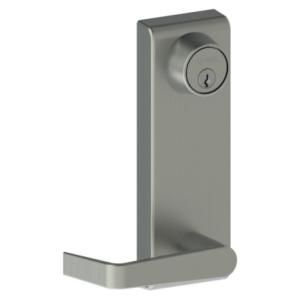 Hager 4700 Series Satin Stainless Cylinder Escutcheon Exit Device Trim and Withnell Lever AE 47CE