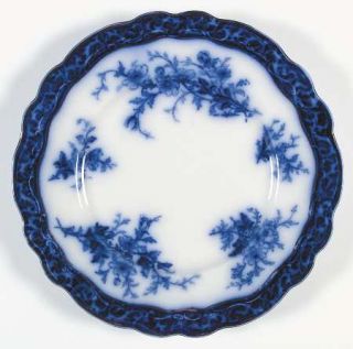 Stanley Pottery  Touraine (Flow Blue) Dinner Plate, Fine China Dinnerware   Flow