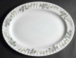 Minton Greenwich 16 Oval Serving Platter, Fine China Dinnerware   Fife Shape, V