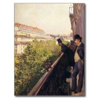 Gustave CaillebotteA Balcony, Boulevard Haussmann Post Card